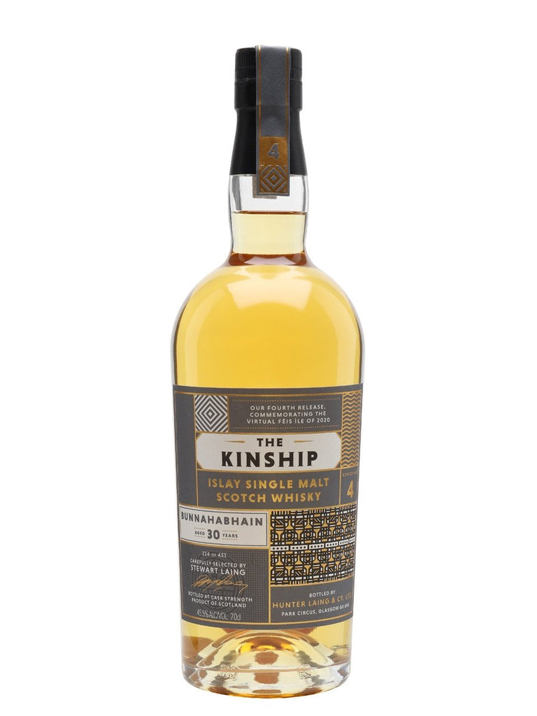 Bunnahabhain 30 Year Old “Kinship 2020 Release” Single Barrel 48.5% Cask  Strength Single Malt Whisky 1989 700ml