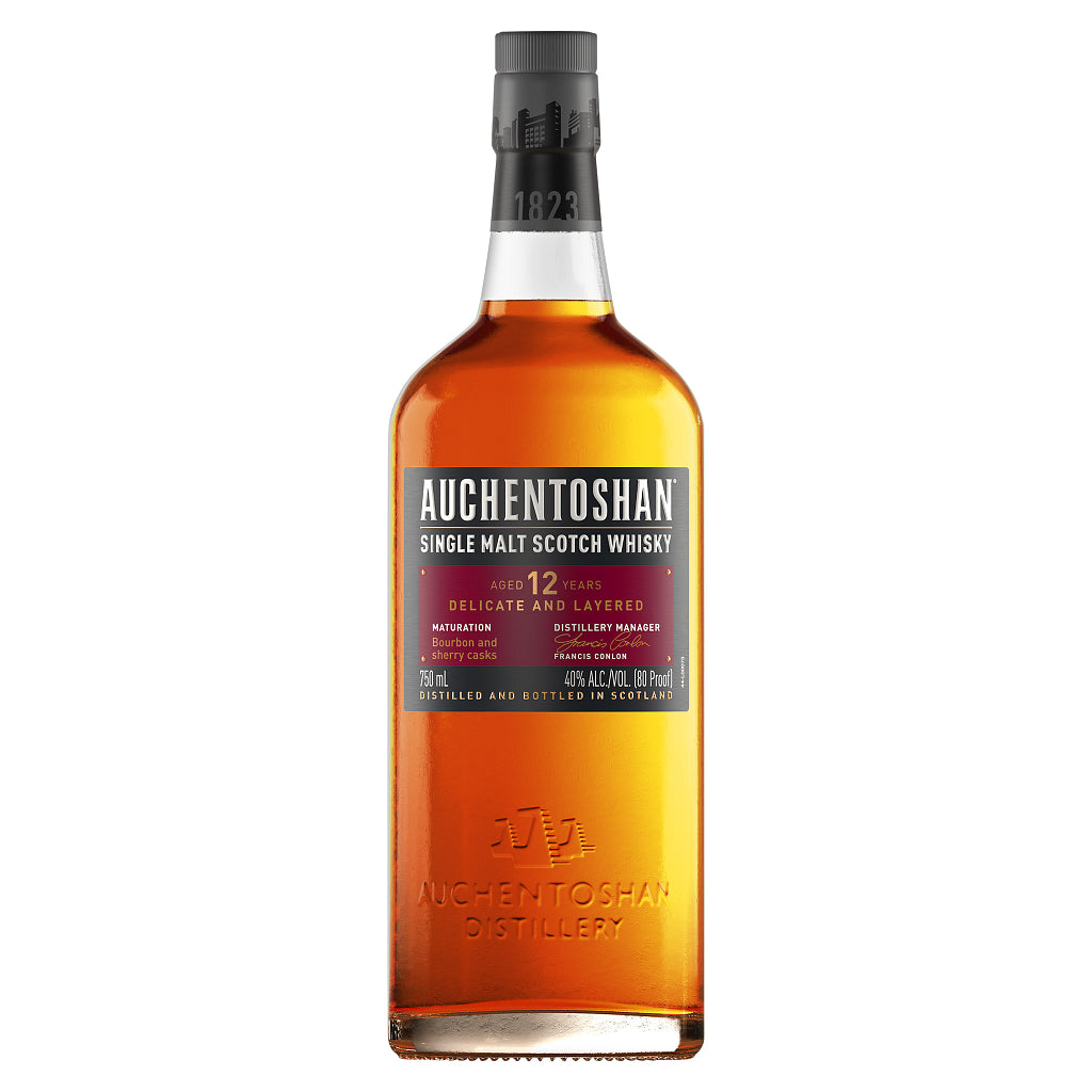 Auchentoshan 12 Year Old SIngle Malt Whisky 750ml-0