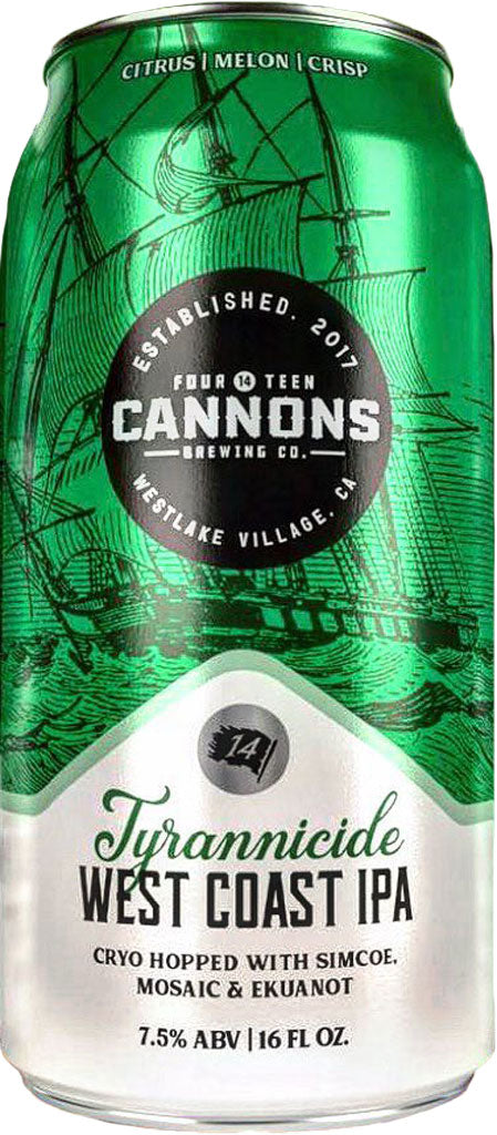 14 Cannons Tyrannicide IPA 16oz Can-0