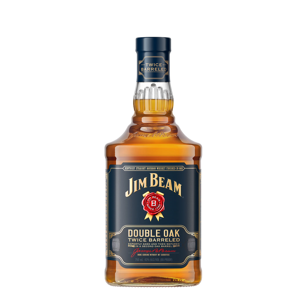 Jim Beam Double Oak Bourbon 750ml-0