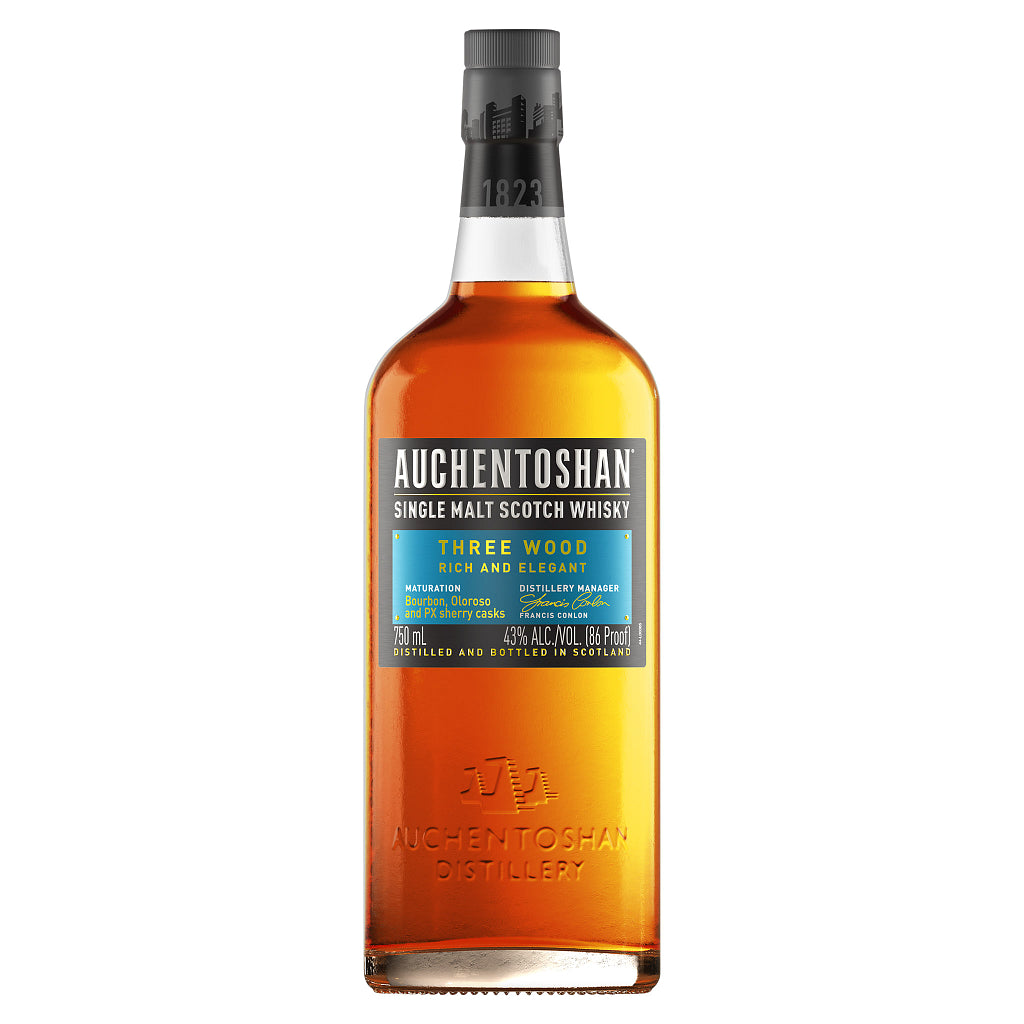 Auchentoshan Three Wood SIngle Malt Whisky 750ml-0