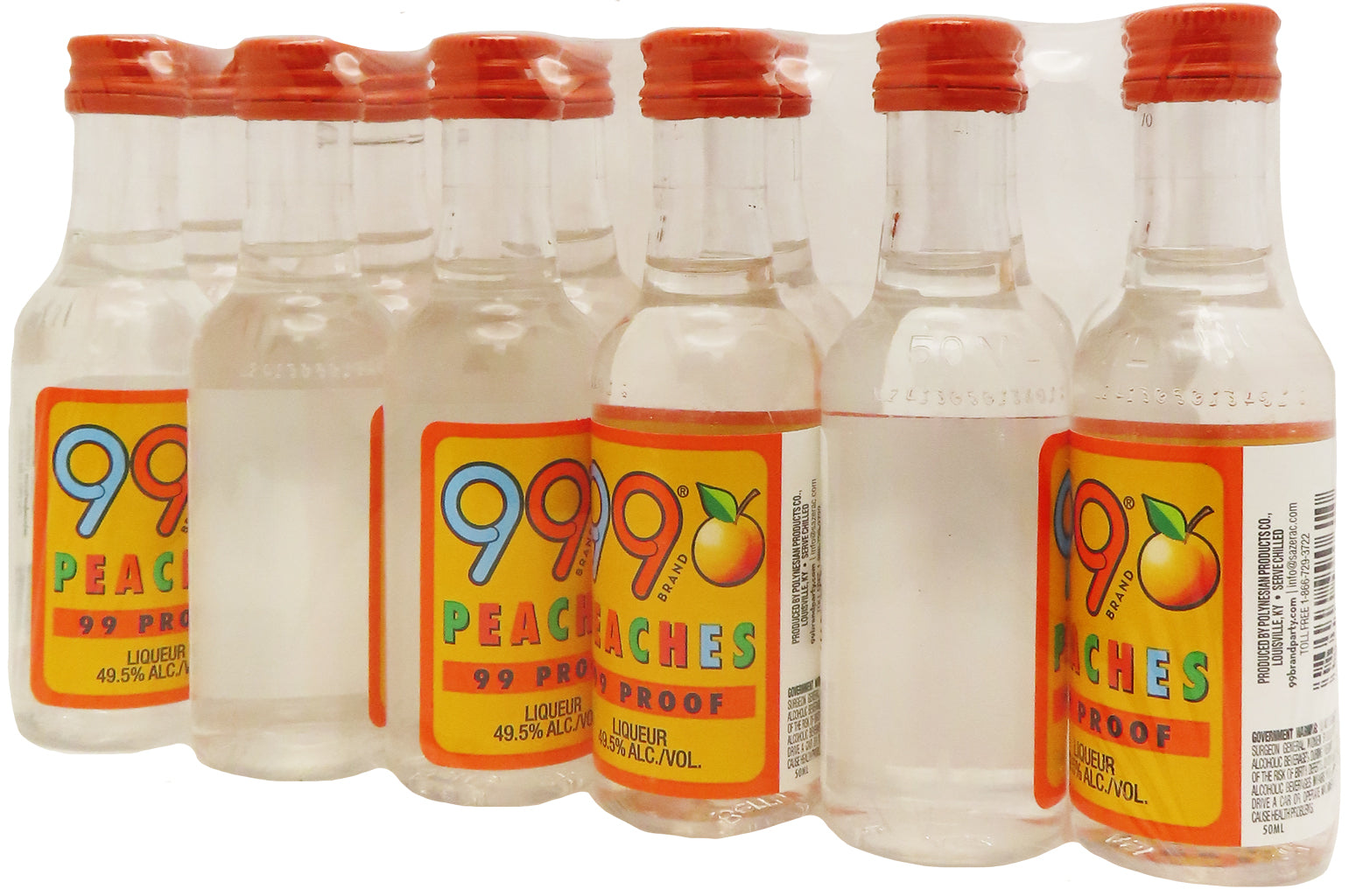 99 Peaches Schnapps 50ml 12pk-0