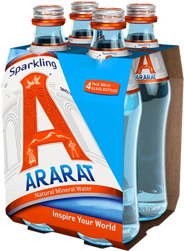 Ararat (BLUE) Sparkling Mineral Water 4pk-0