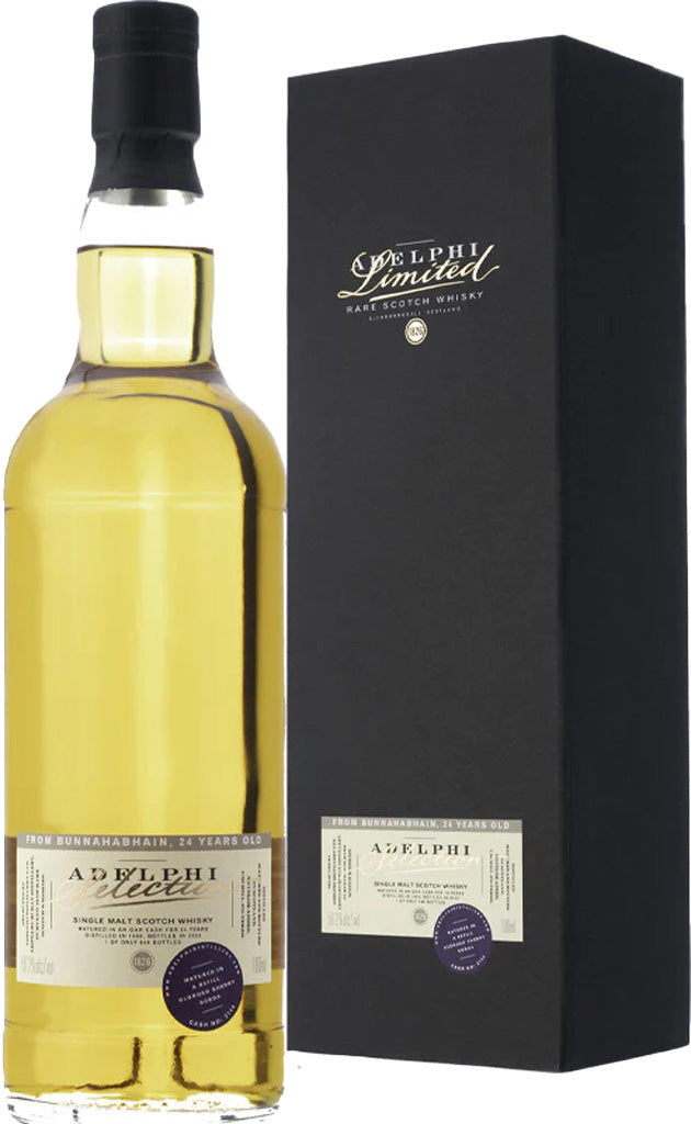 Adelphi Bunnahabhain 1998 24 Year Old Single Malt Scotch Whisky 700ml-0