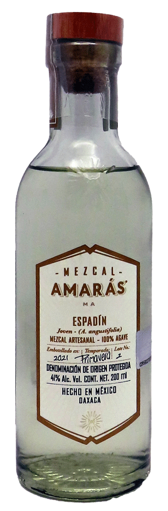 Amaras Mezcal Joven Espadin 200ml-0