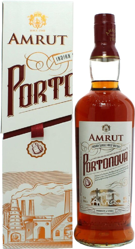 Amrut Single Malt Portonova Oak Barrels 96PF 750ml-0