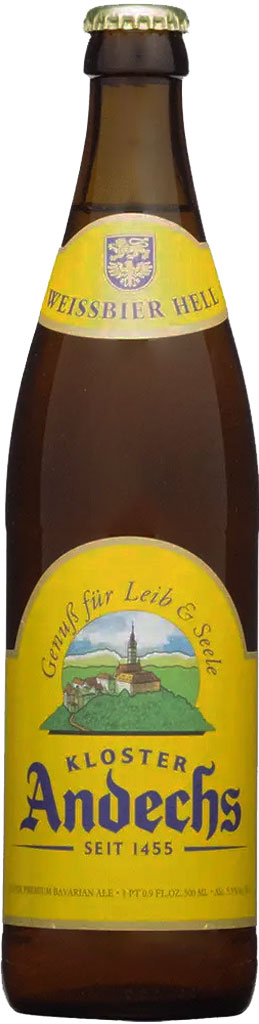 Andechs Weissbier Hell Hefeweizen 500ml Btl-0