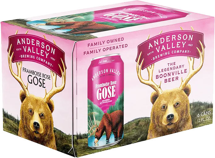 Anderson Valley Framboise Rose Gose 6pk Cans-0