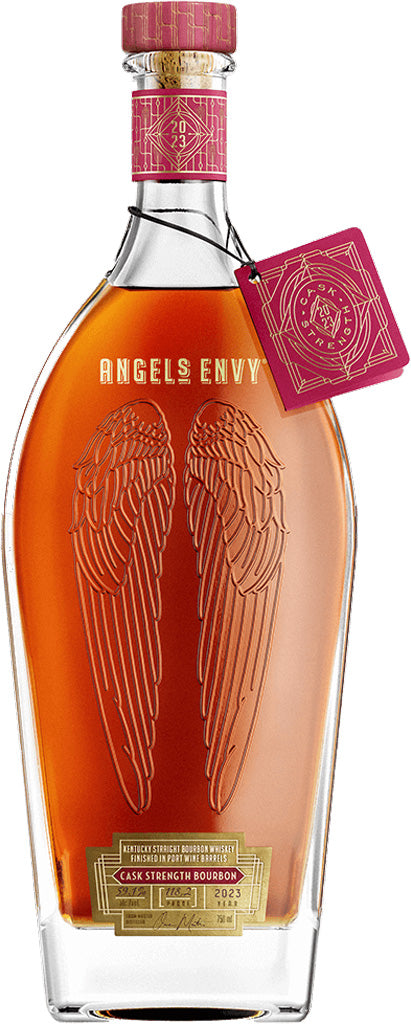 Angel's Envy Bourbon Whiskey Cask Strength Finished in Port Barrel 2023 750ml-0