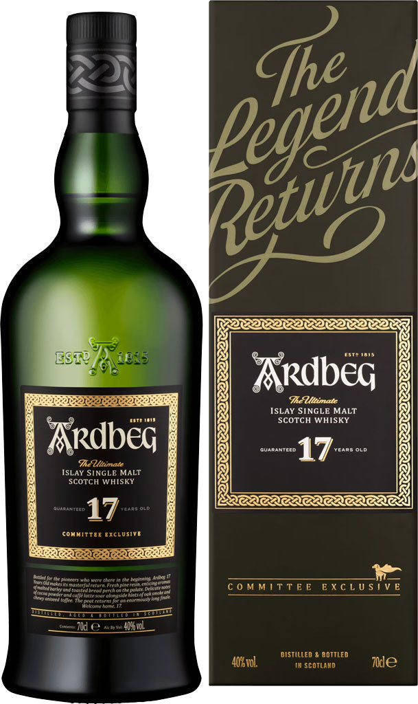 Ardbeg Committee Exclusive 17 Year Old Single Malt Whisky 750ml-0