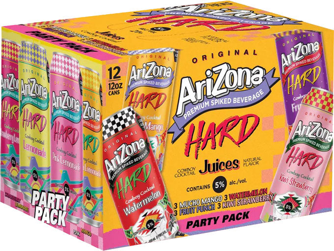 Arizona Hard Juice Cocktails Party Pack 12pk Cans-0