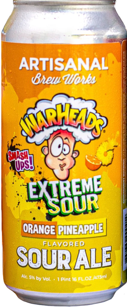 Artisanal Warheads Orange Pineapple Sour 16oz Can-0