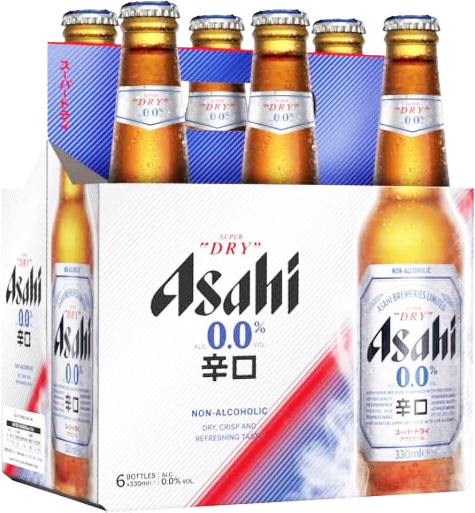 Asahi 0.0 Non-Alcoholic 6pk Bottles-0