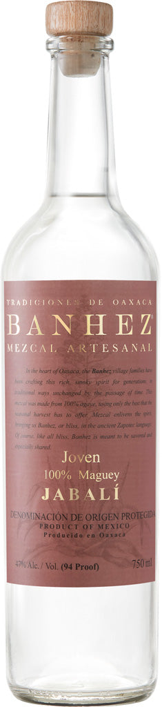 Banhez Jabali Mezcal Joven 750ml-0