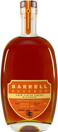 Barrell Bourbon Mizunara Cask Strength Bourbon 6 Year Old 750ml-0