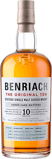 Benriach 10 Year Old Single Malt Whisky 750ml-0