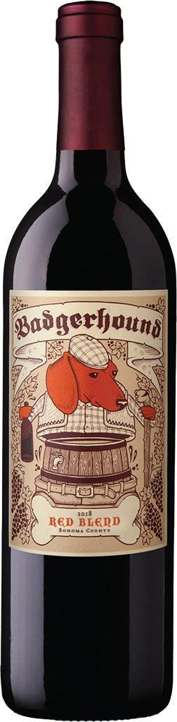 Badgerhound Red Blend Sonoma 2018 750ml-0