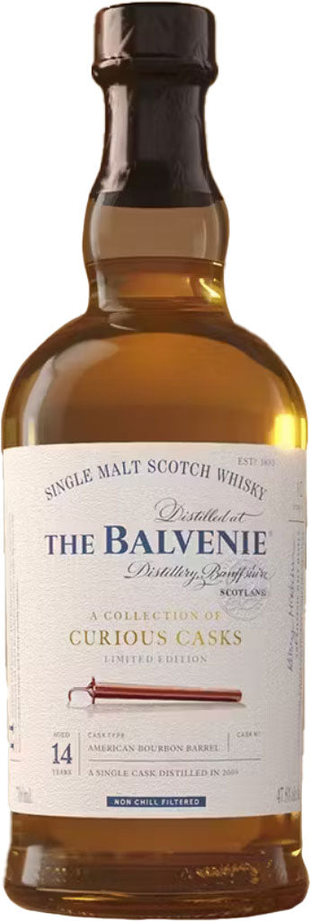 Balvenie A Collection of Curious Casks Limited Edition 14 Year Old American Bourbon Barrel 750ml-0