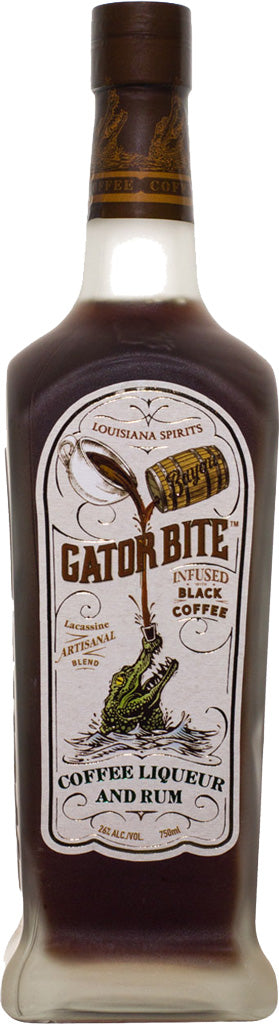 Bayou Gator Bite Coffee & Rum Liqueur 750ml-0