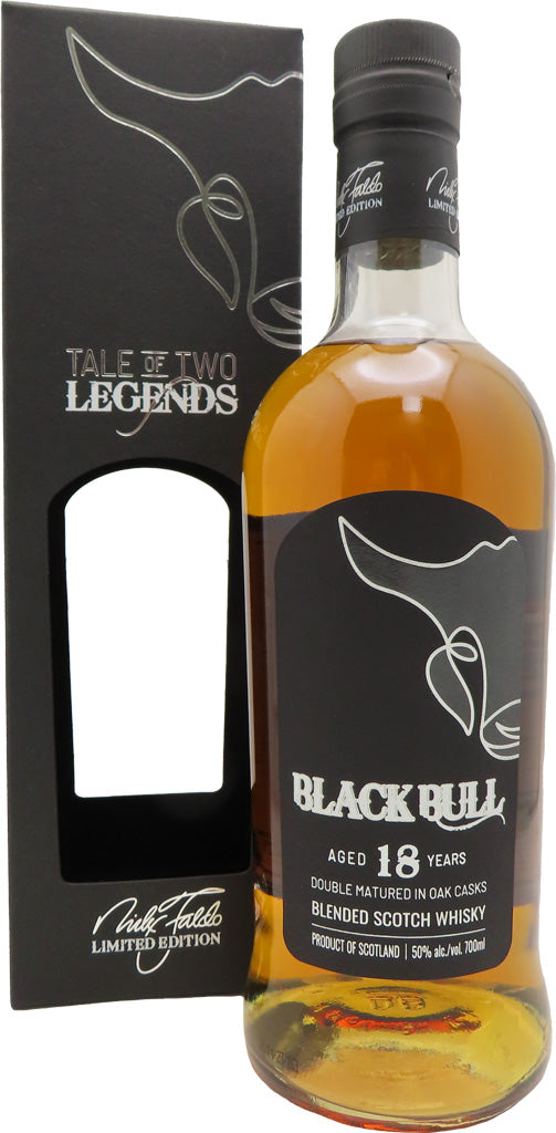 Black Bull Tale of Two Legends Blended Scoth Whiskey 18 Year Old 700ml-0