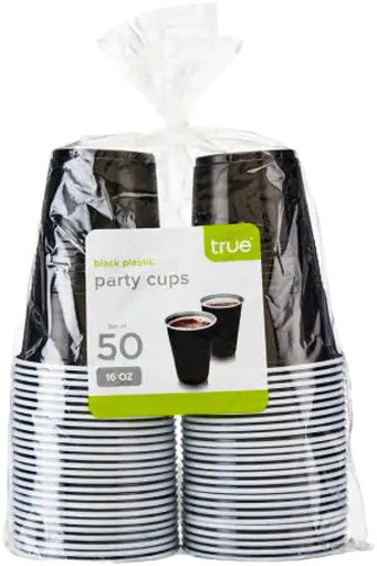 Black Party Cups 16oz 50ct-0