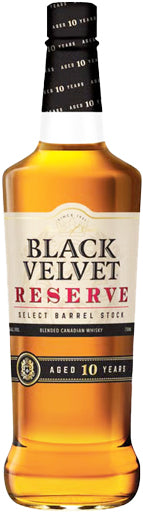 Black Velvet Reserve Canadian Whiskey 10 Year Old 750ml-0