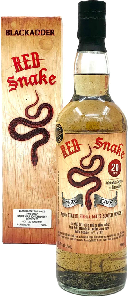 Blackadder Red Snake Raw Cask Peated Cask #86 Single Malt Whisky 700ml-0