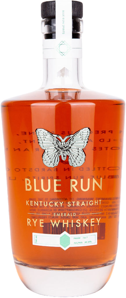 Blue Run Emerald Small Batch Kentucky Straight Rye Whiskey 750ml-0