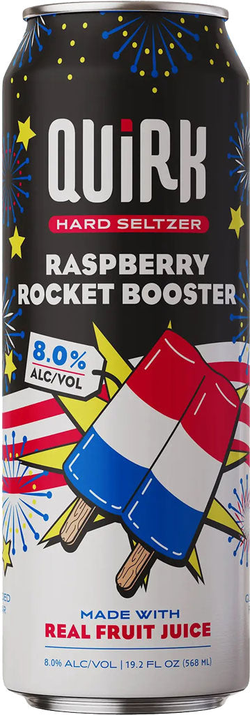 Boulevard Quirk Raspberry Rocket Booster Seltzer 19.2oz Can-0