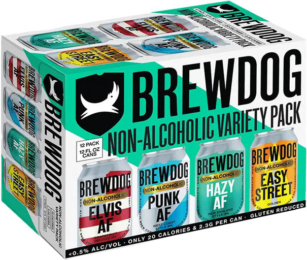 Brewdog AF Non-Alcoholic Variety 12pk Cans-0