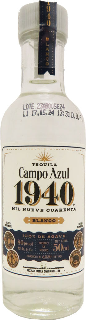 Campo Azul 1940 Tequila Blanco 50ml-0