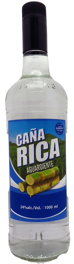 Cana Rica Aguardiente 1L-0