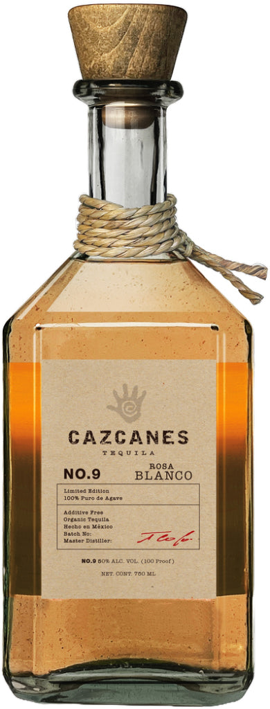 Cazcanes No.9 Tequila Rosa Blanco 100 Proof 750ml-0