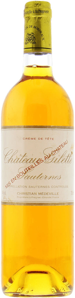 Chateau Gilette Sauternes Creme de Tete 1999 750ml-0