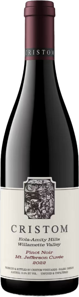 Cristom Pinot Noir Mt. Jefferson Willamete Valley 2022 750ml-0