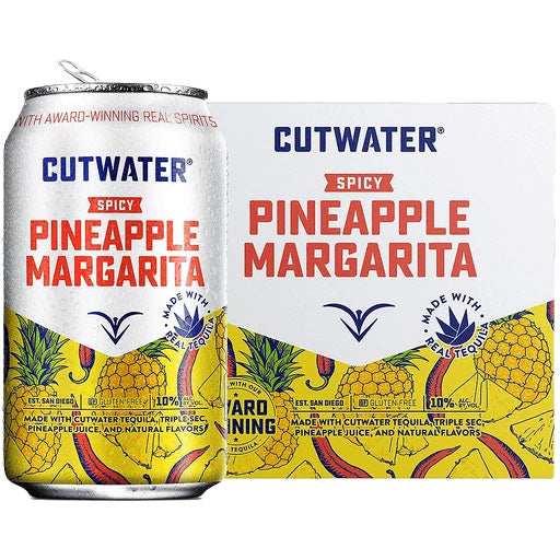 Cutwater Spirits Spicy Pineapple Margarita 4pk-0