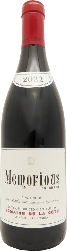 Domaine de la Cote Memorious Pinot Noir 2022 750ml-0