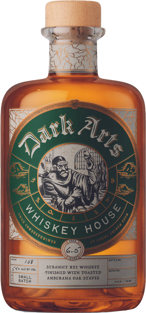 Dark Arts Whiskey House Amburana Oak Staves Straight Rye Whiskey 750ml-0