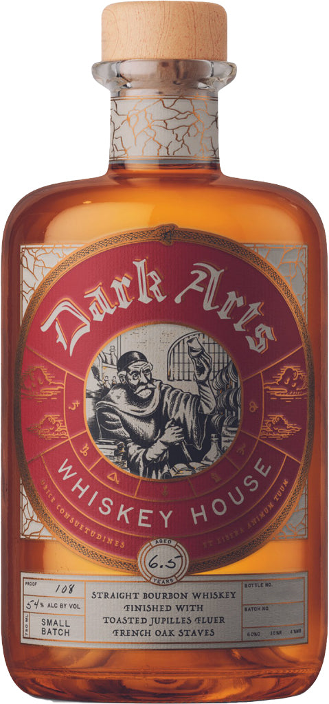 Dark Arts Whiskey House French Oak Staves Straight Bourbon Whiskey 750ml-0