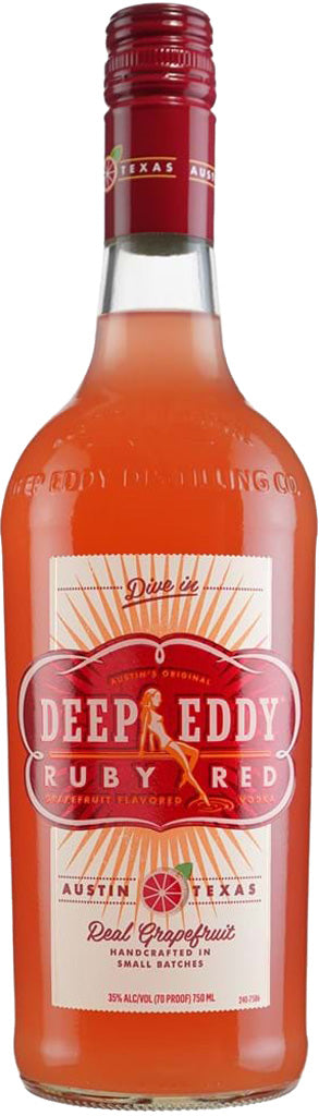 Deep Eddy Ruby Red Grapefruit Vodka 750ml-0