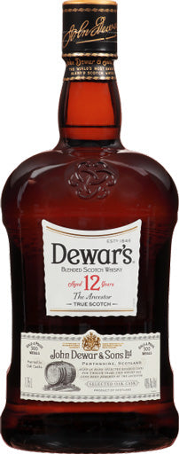 Dewar's 12 Year Old Blended Scotch Whisky 1.75L-0