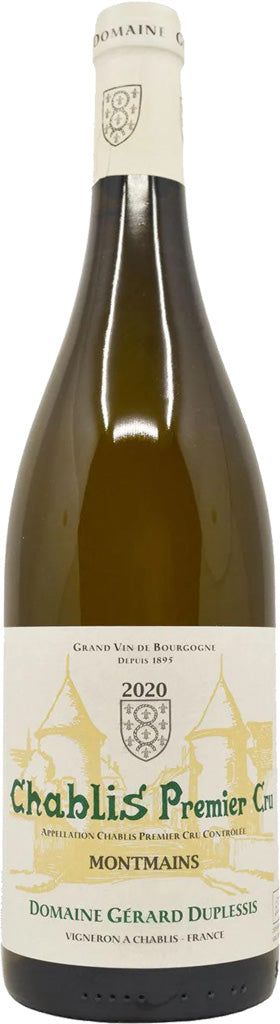 Domaine Gerard Duplessis Chablis Premier Cru Montmains 2020 750ml-0