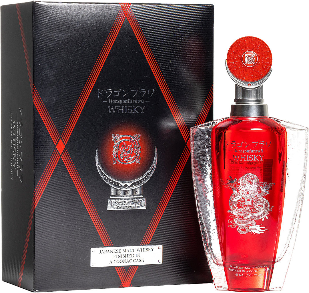 Doragonfurawa Cognac Cask Finished Japanese Malt Whisky 750ml-0