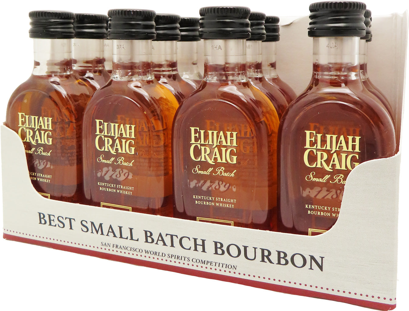 Elijah Craig Small Batch Kentucky Bourbon 94 Proof 50ml 12pk-0