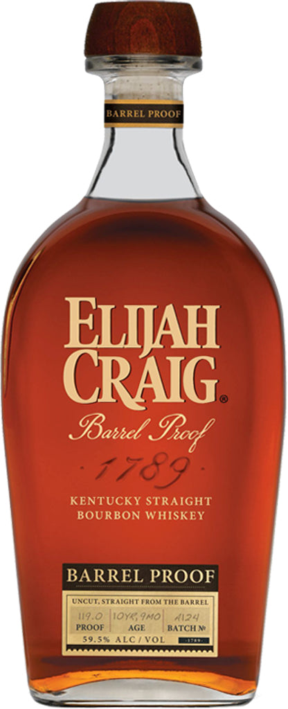 Elijah Craig Batch A124 Barrel Proof 10.9 Year Old Kentucky Bourbon 750ml-0