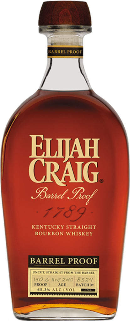 Elijah Craig Batch B524 Barrel Proof 11.2 Year Old Kentucky Bourbon 750ml-0