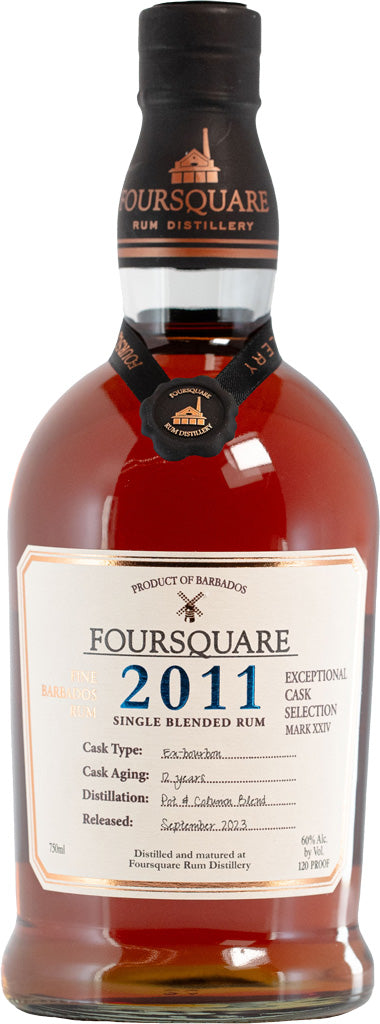 Foursquare Mark XXIV Single Blended Rum 12 Year Old 2011 750ml-0