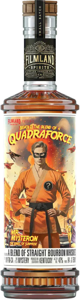 Filmland Spirits Quadraforce Straight Bourbon Whiskey 750ml-0