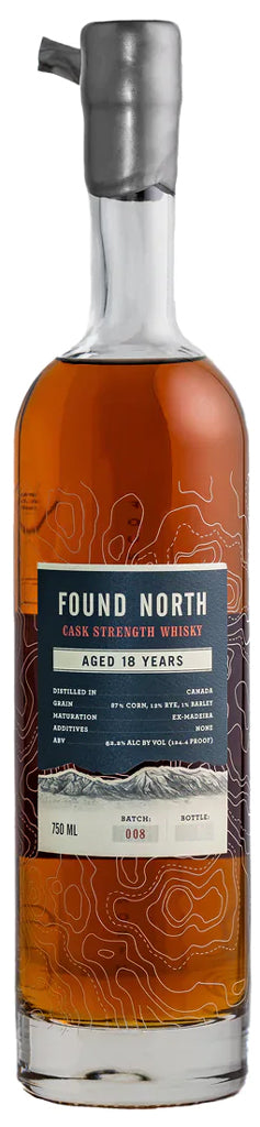 Found North 18 Year Old Cask Strength Whisky Batch 008 750ml-0