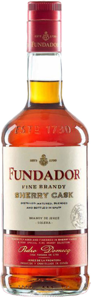 Fundador Sherry Cask Solera Brandy 750ml-0